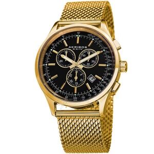 AKRIBOS XXIV  Chronograph Black Dial Men's Watch